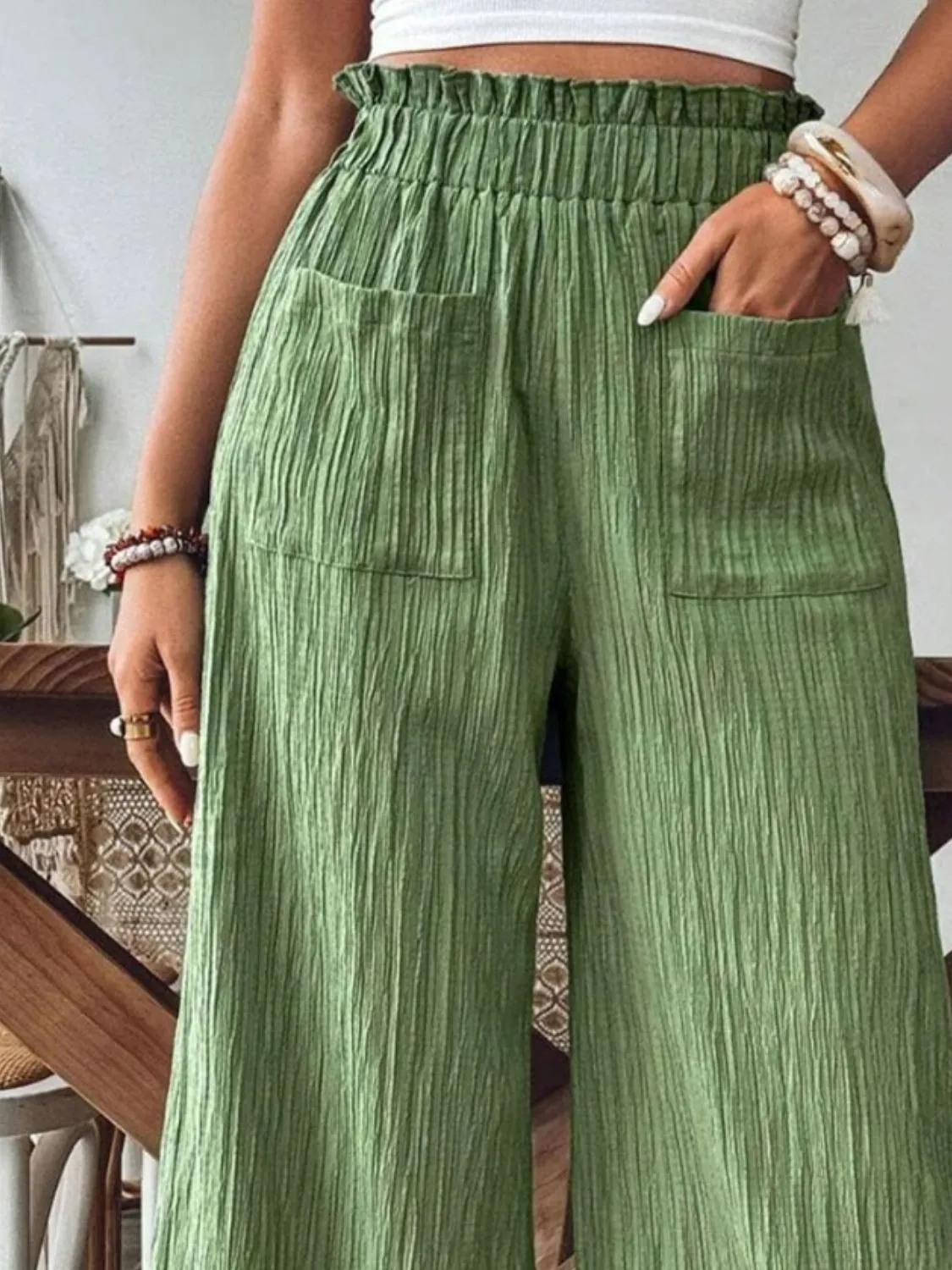 🌟 Frill Wide Leg Pants 🌟