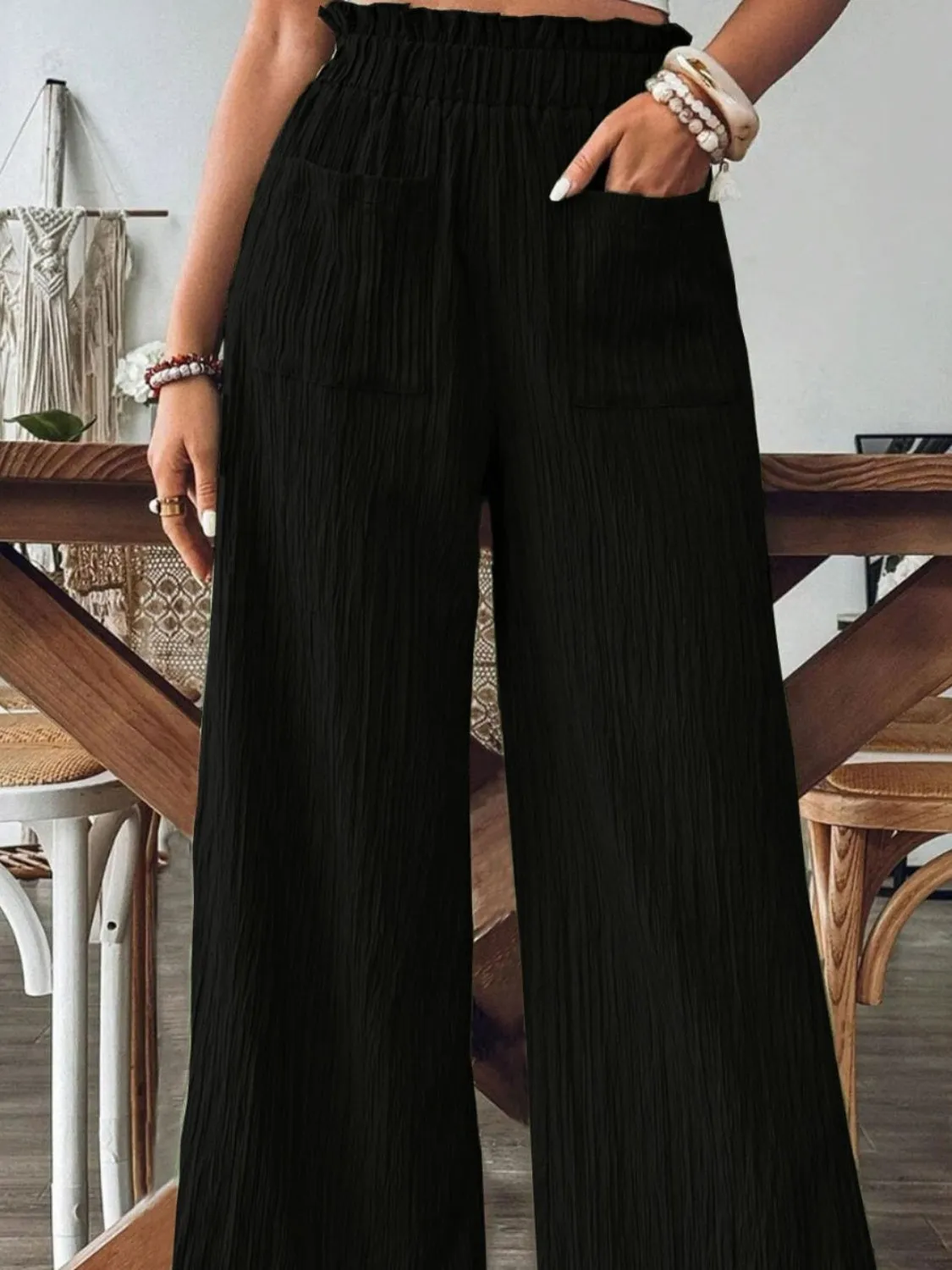 🌟 Frill Wide Leg Pants 🌟