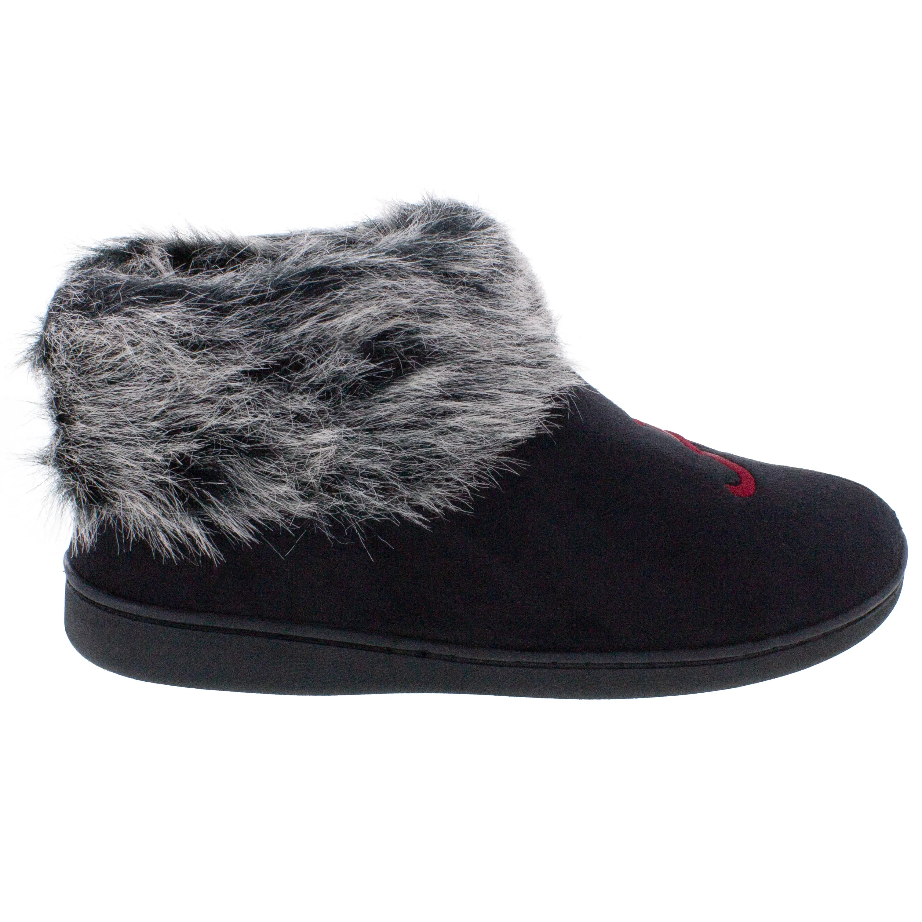 Alabama Crimson Tide Faux Sheepskin Furry Top Slipper