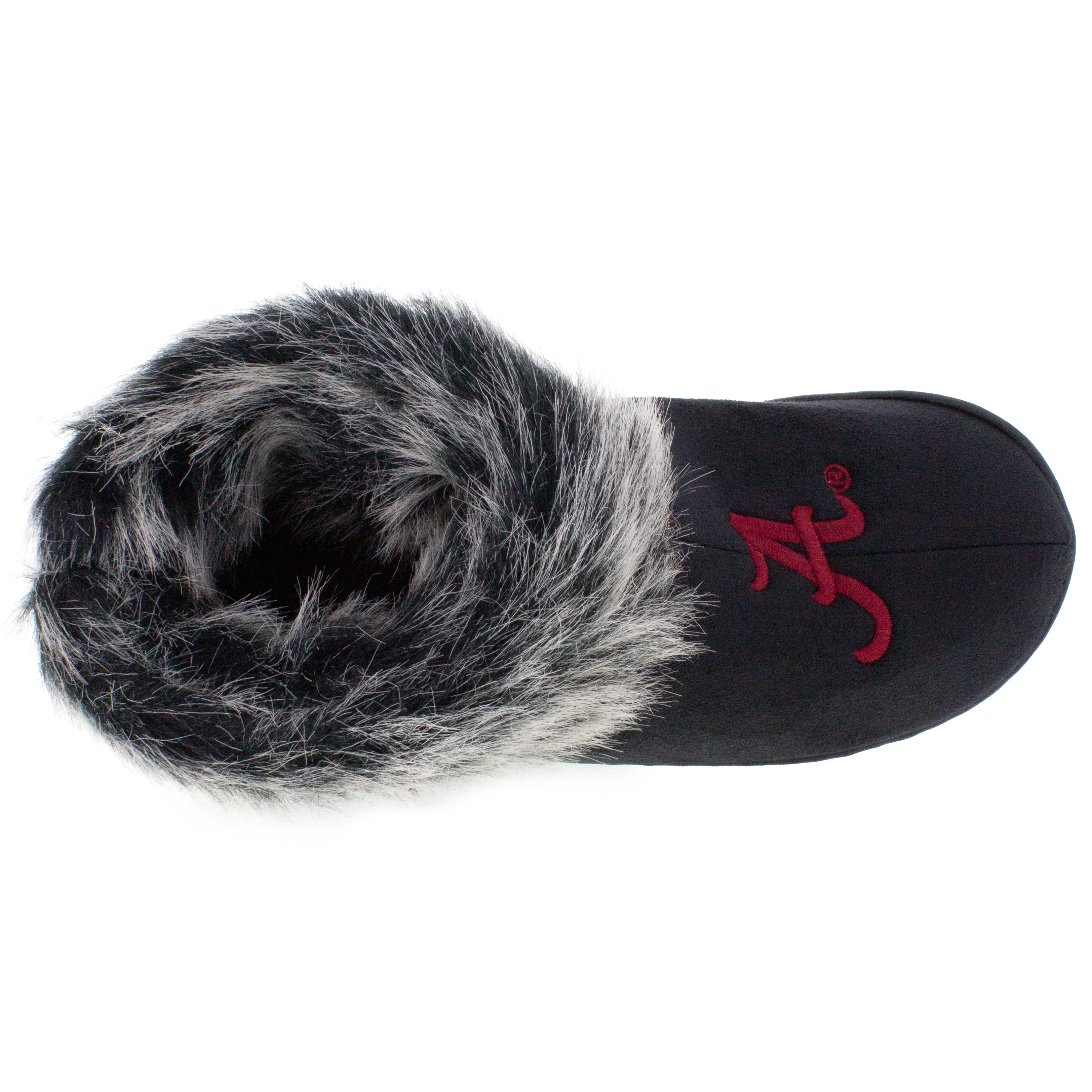 Alabama Crimson Tide Faux Sheepskin Furry Top Slipper