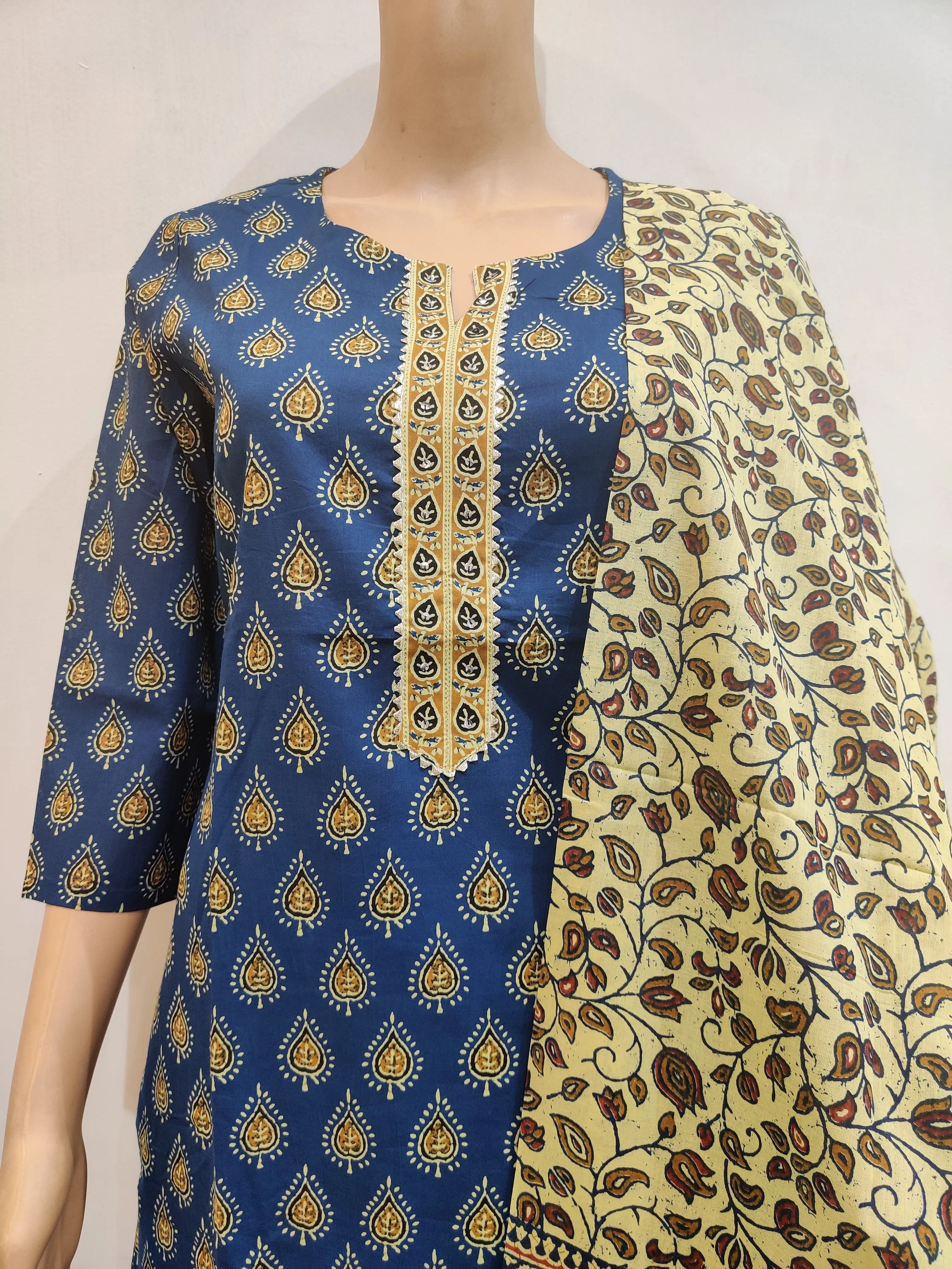 American Wisteria Kurta pant with dupatta set