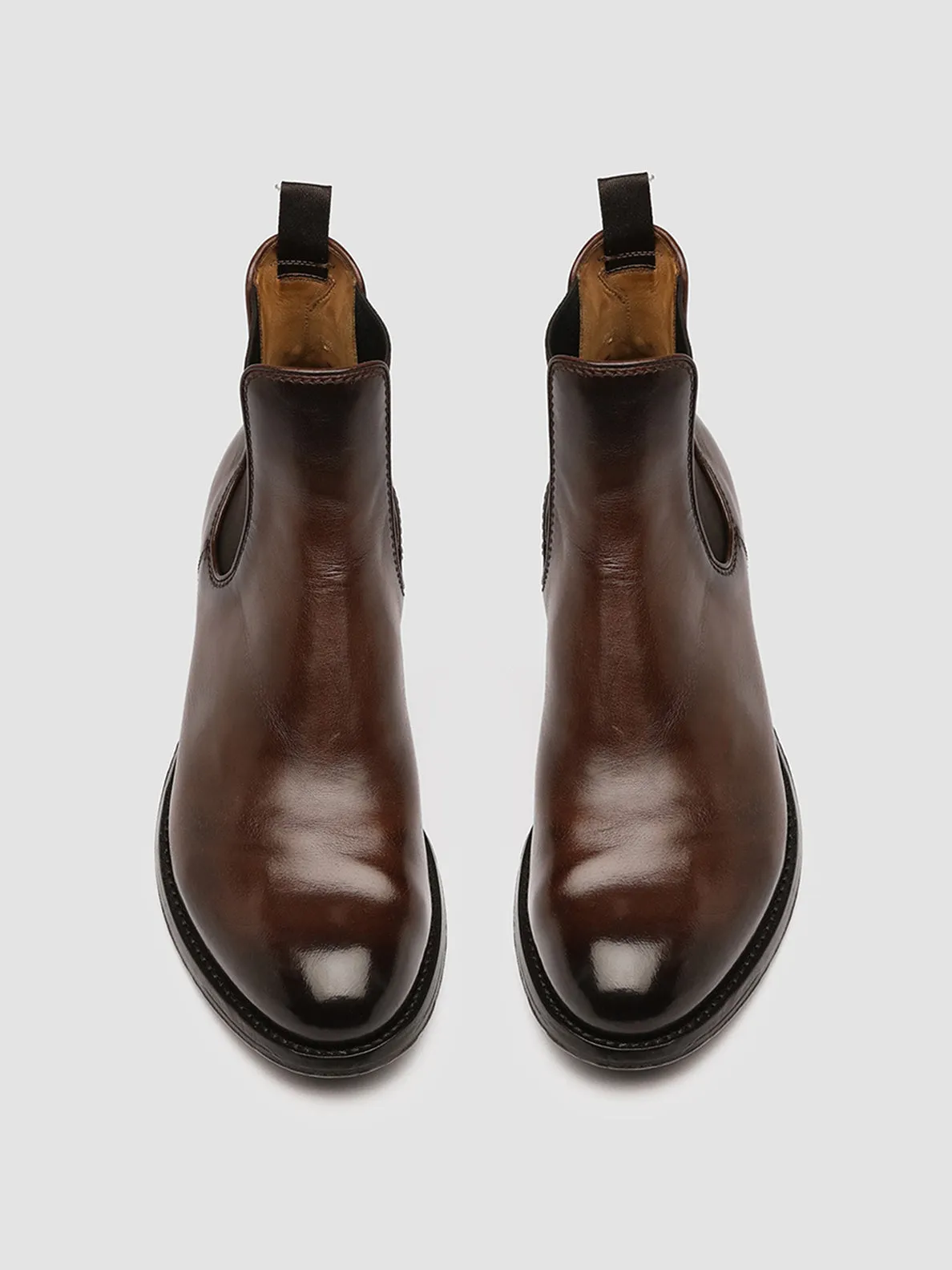 ANATOMIA 083 - Brown Leather Chelsea Boots