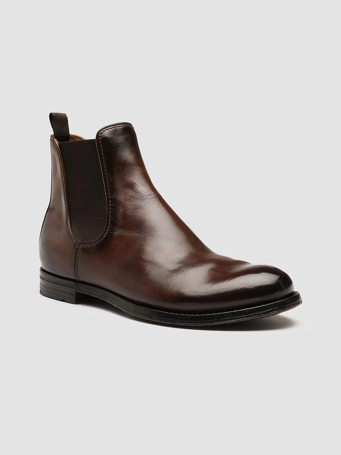 ANATOMIA 083 - Brown Leather Chelsea Boots