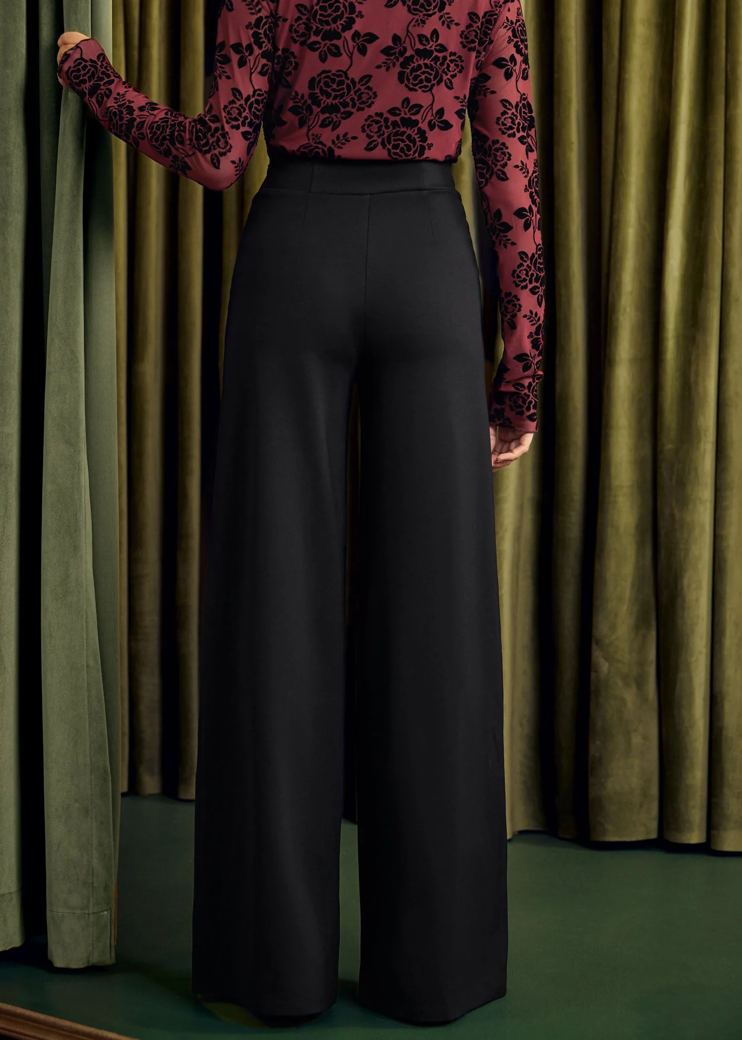 Bop 'Til You Drop High Waist Wide Leg Pants