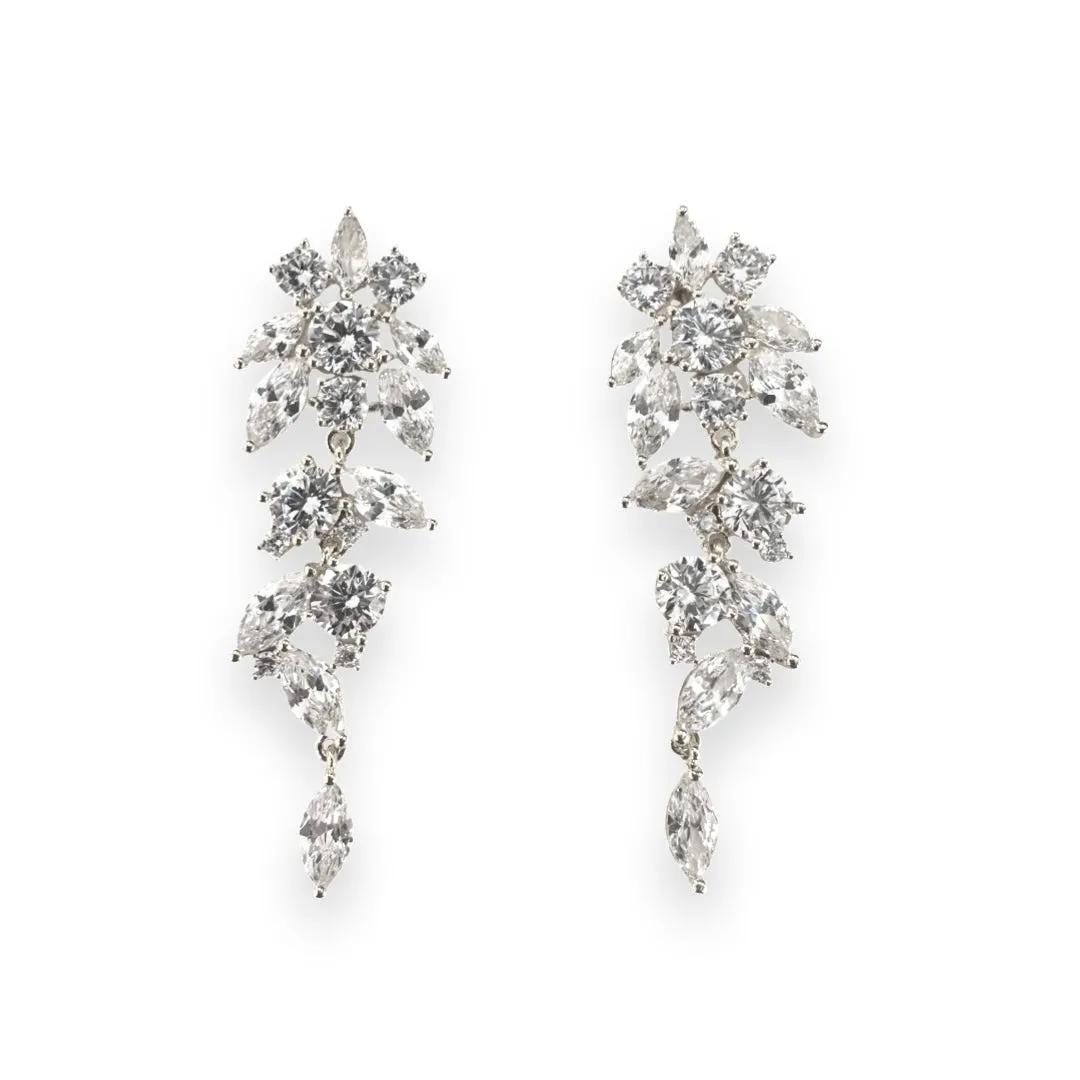 Crysta Evening Statement Earrings