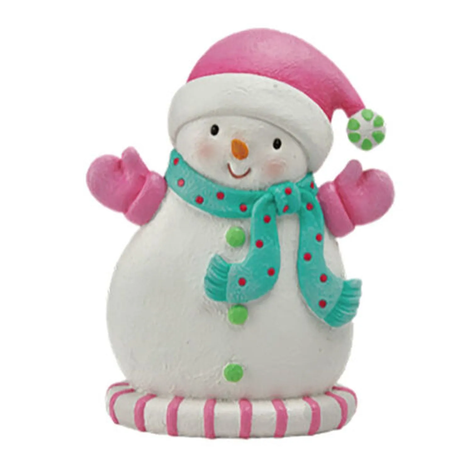 December Diamonds North Pole Sweet Shoppe 11.75" Snowman With Blue Scarf