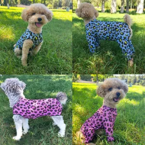 Dog and Cat with Sensitive Skin Sunblock Mesh Jumpsuit