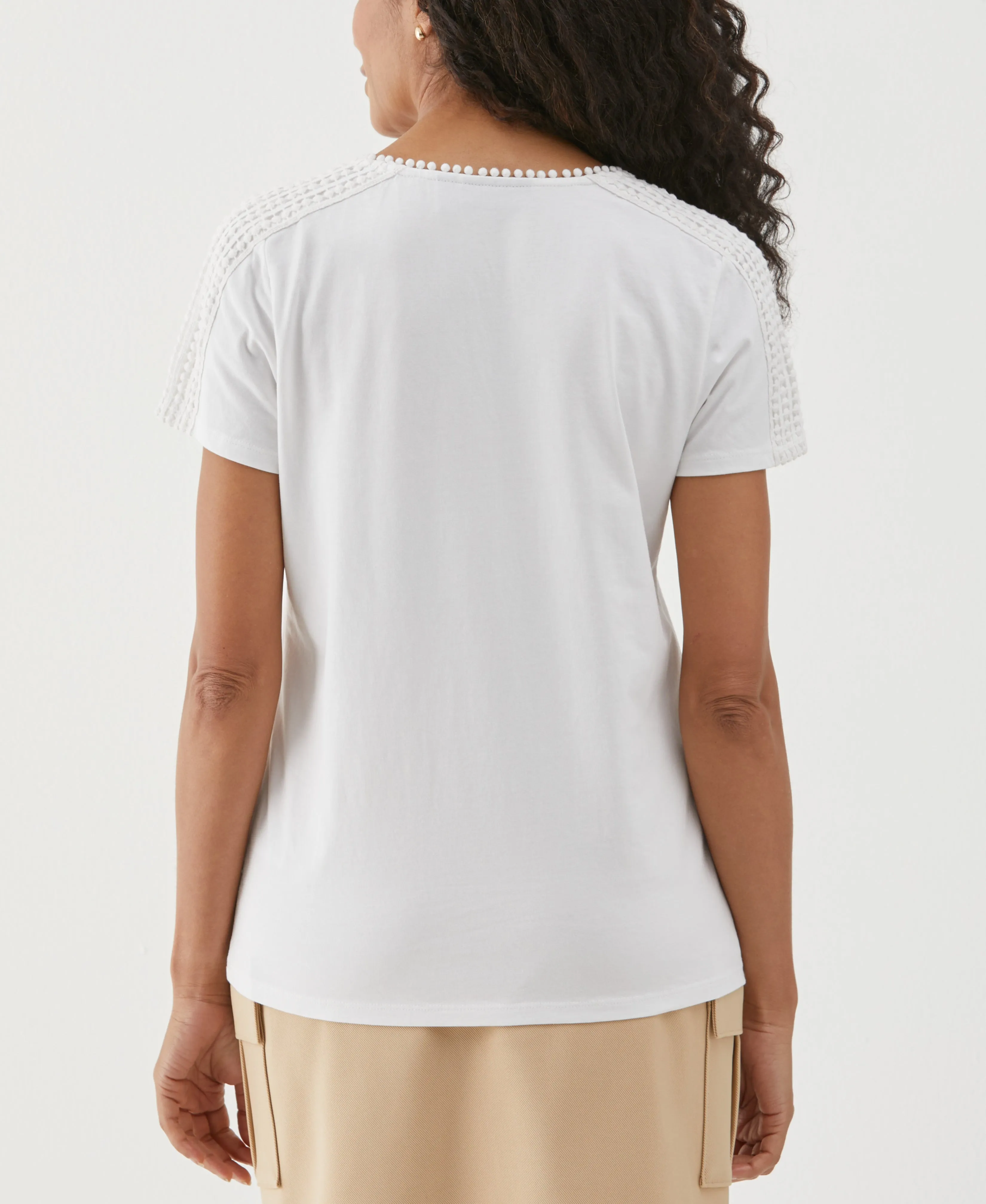 Dot Trim Tee