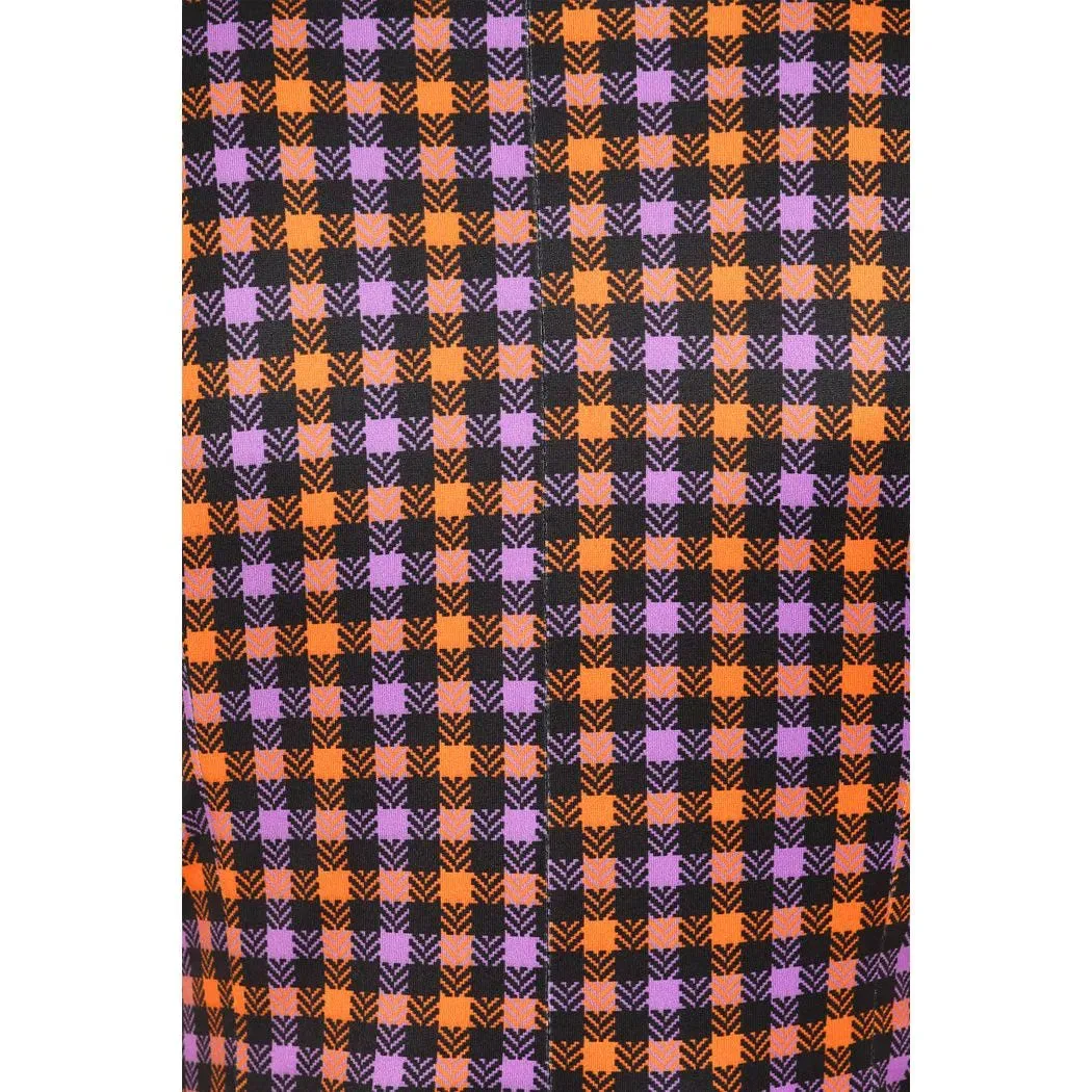 Elsie Dress - Halloween Gingham