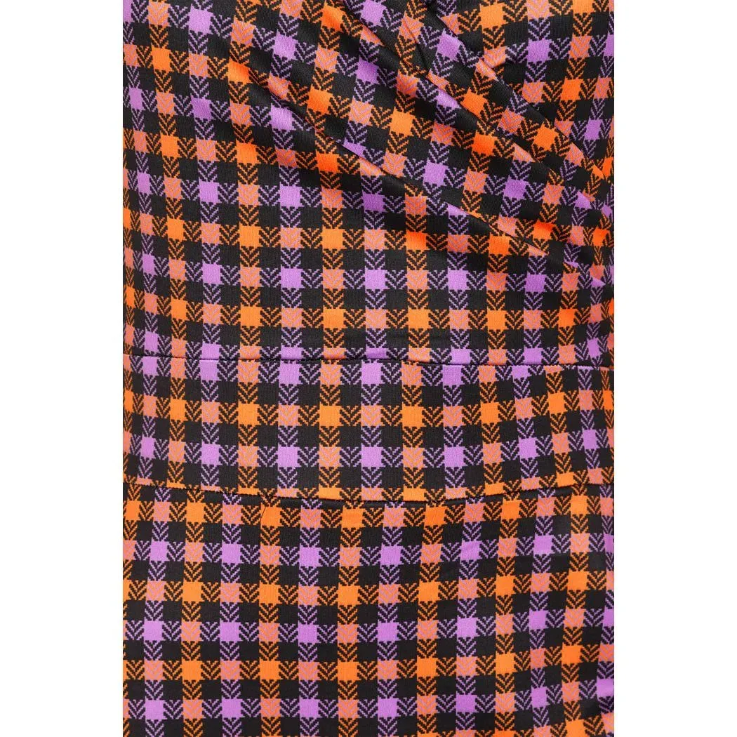 Elsie Dress - Halloween Gingham