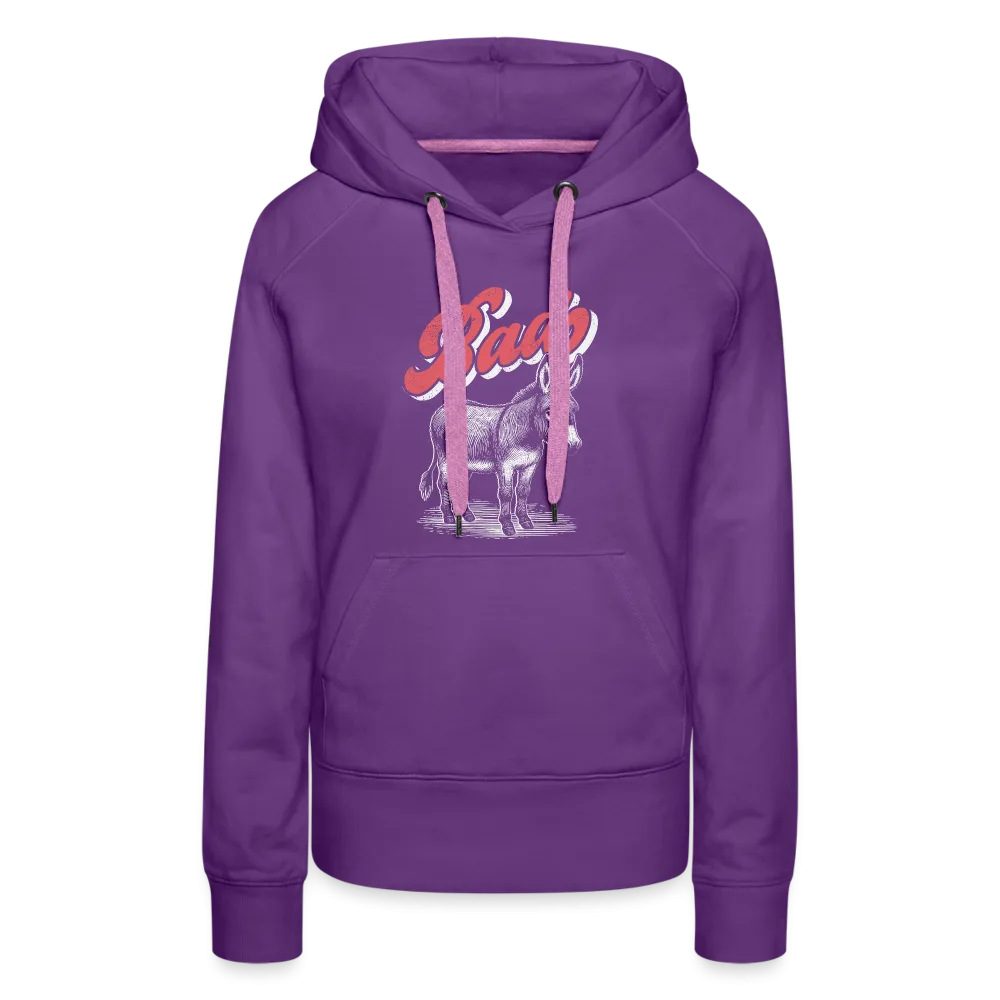 Funny Bad Ass (Donkey) Women’s Premium Hoodie