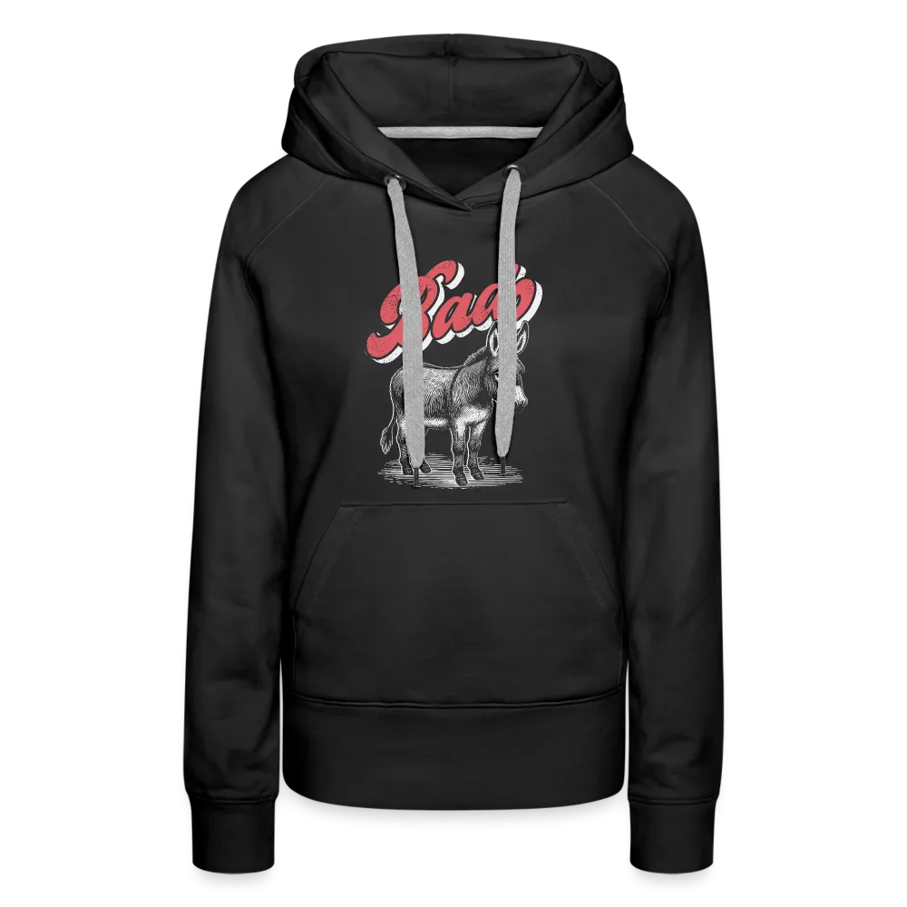 Funny Bad Ass (Donkey) Women’s Premium Hoodie