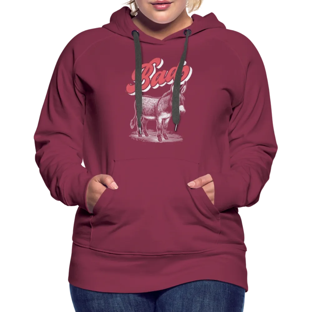 Funny Bad Ass (Donkey) Women’s Premium Hoodie