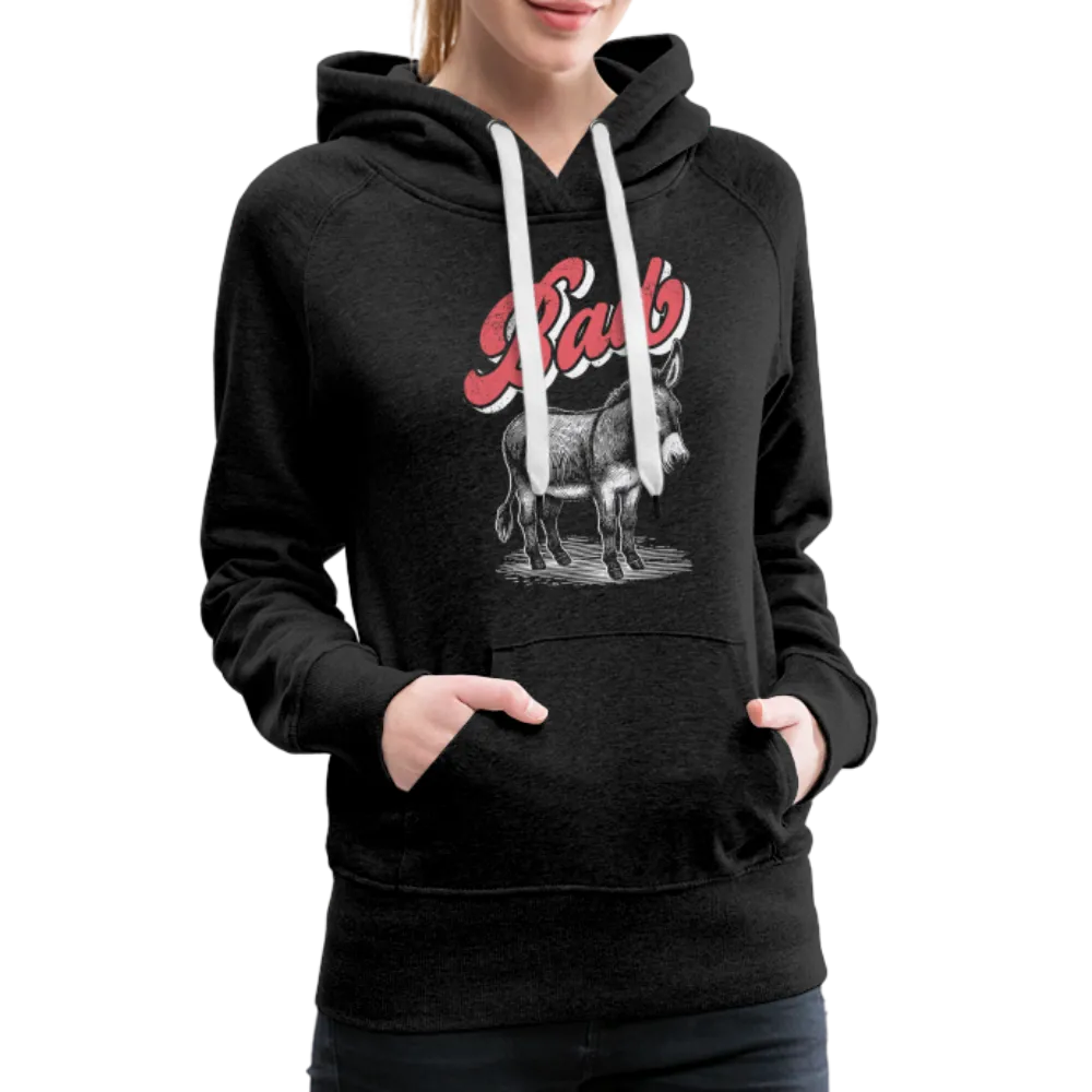 Funny Bad Ass (Donkey) Women’s Premium Hoodie