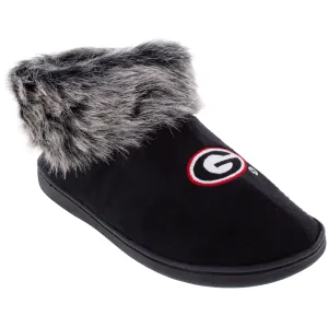 Georgia Bulldogs Faux Sheepskin Furry Top Slipper