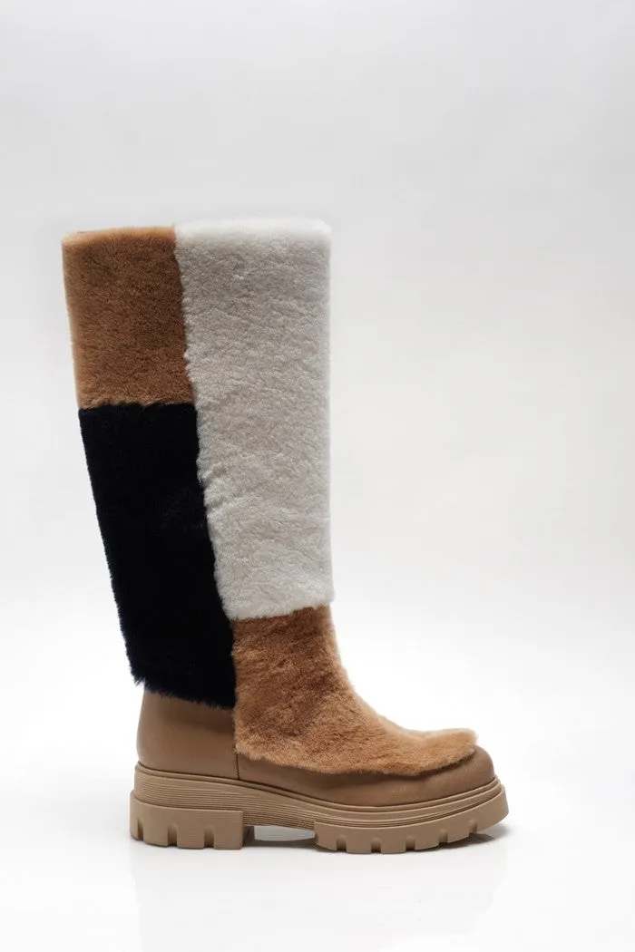 Happy Thoughts Faux Fur Boots