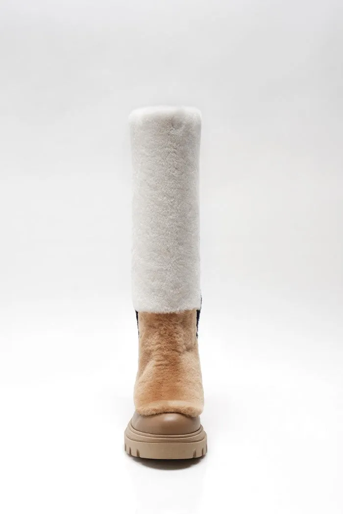 Happy Thoughts Faux Fur Boots