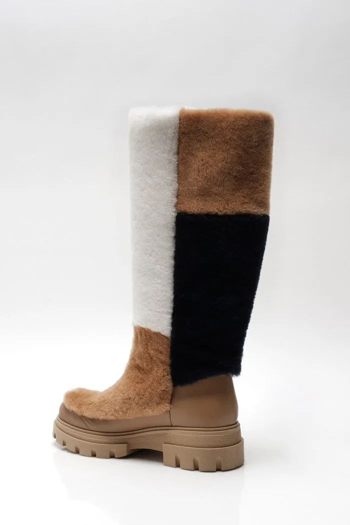 Happy Thoughts Faux Fur Boots