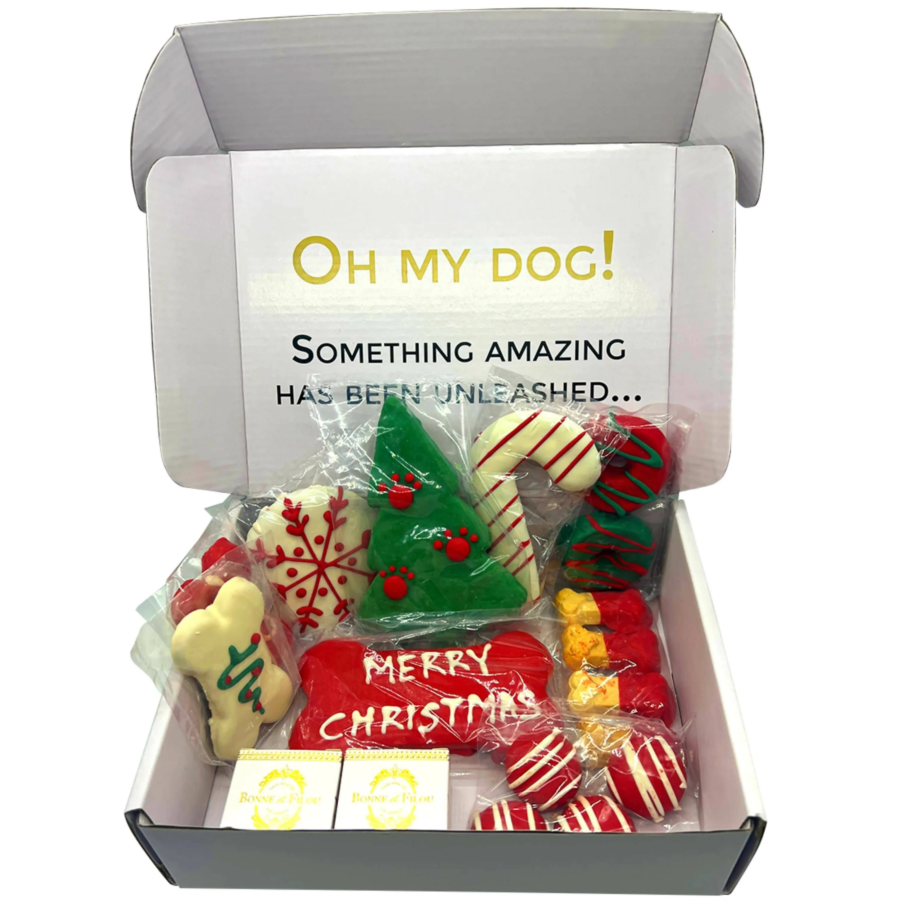 Holiday Dog Treats Box