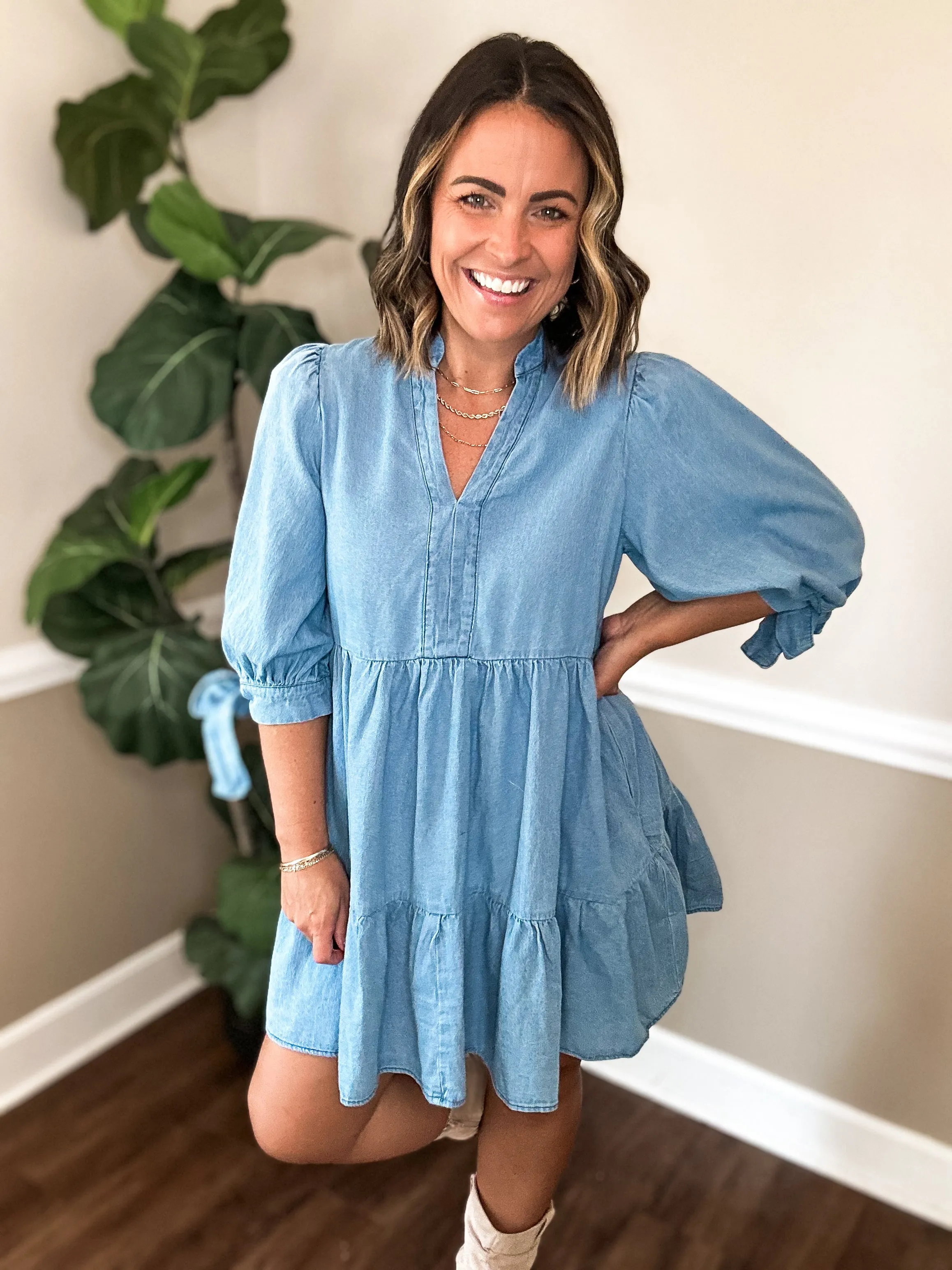 It's All About Denim Dress