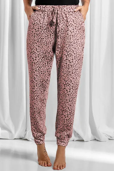 Leopard Pants with Pockets