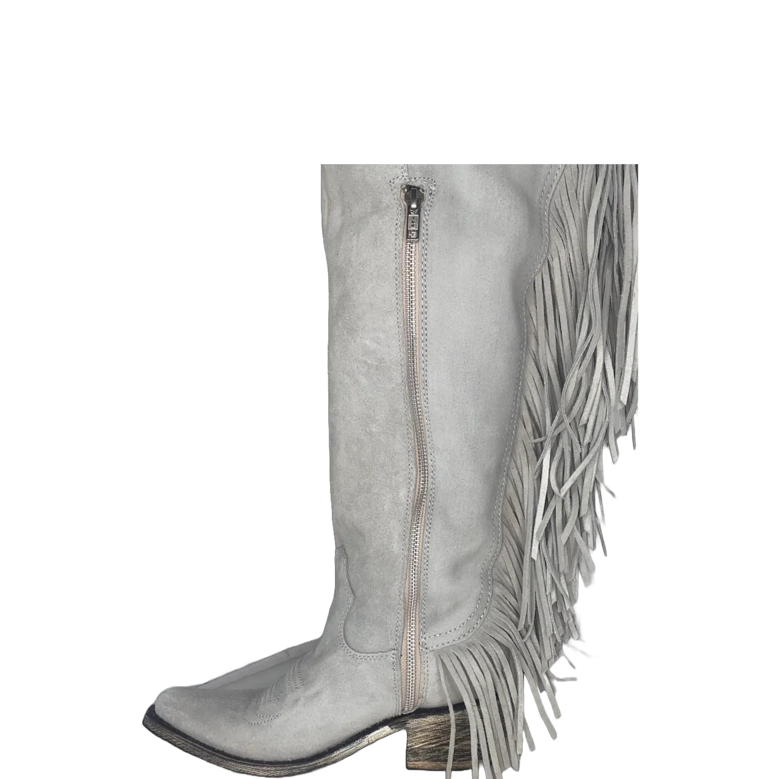 Liberty Black Ladies Olga Everest Ice Fringe Tall Boots LB-7129179F