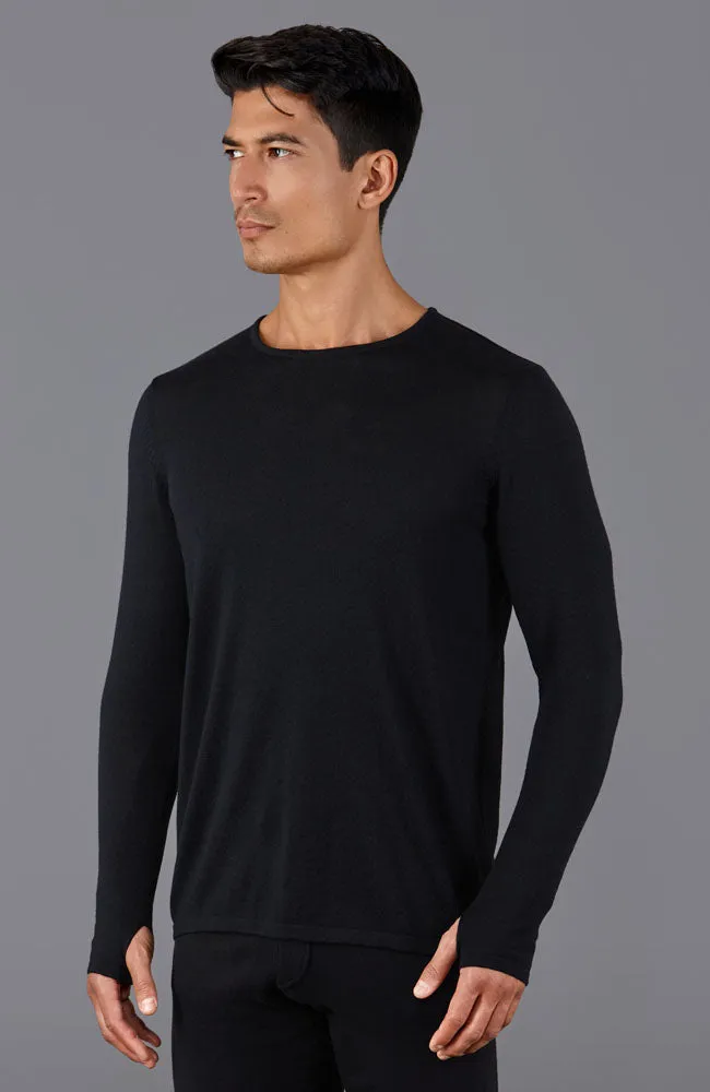 Mens Heavyweight Merino Activewear Training Top