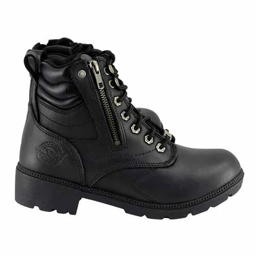 Milwaukee Leather MBL9320W Women's Black Premium Leather Wide-Width