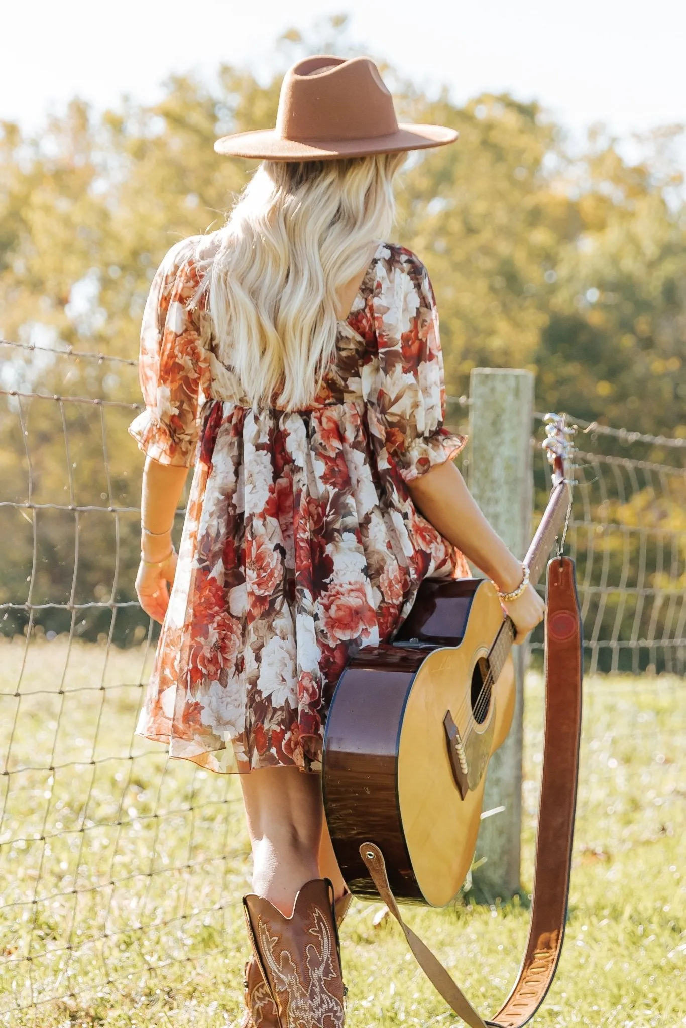 Multi Floral Print Sweetheart Mini Dress - FINAL SALE