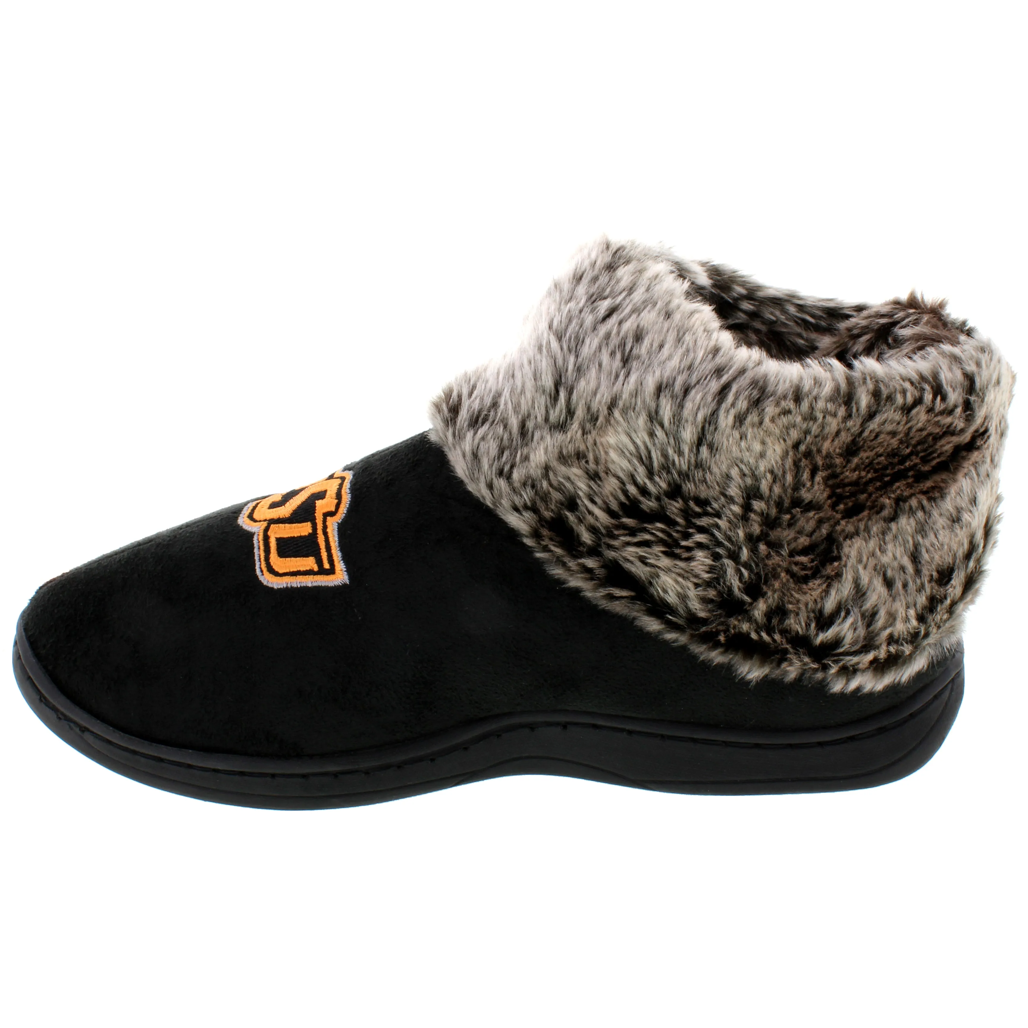 Oklahoma State Cowboys Faux Sheepskin Furry Top Slipper