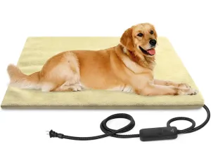 Pet Heating Pad With 6 Adjustable Temperatures