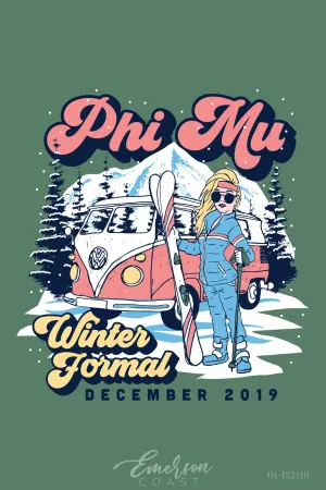 Phi Mu Towson University Winter Formal T-shirt