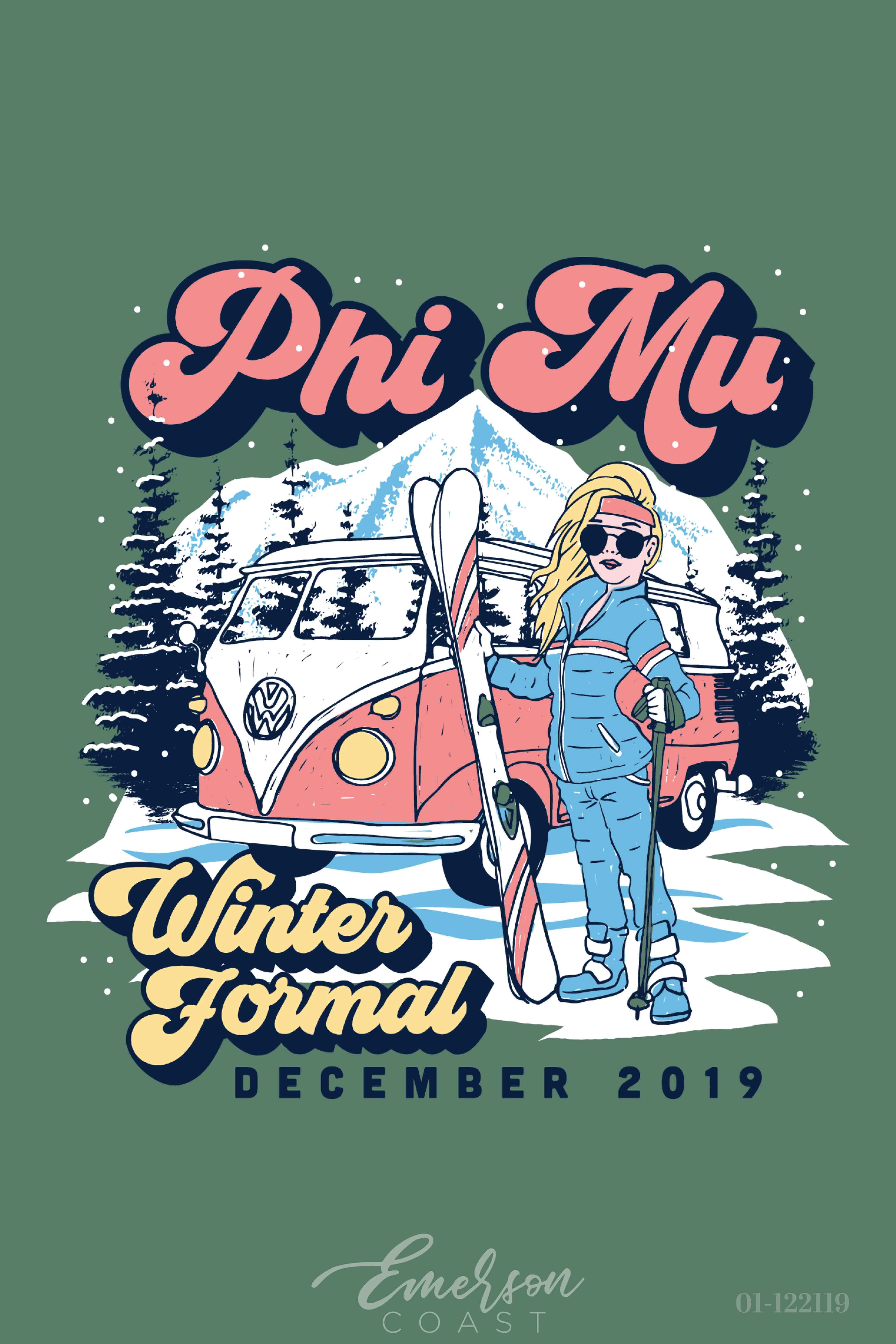 Phi Mu Towson University Winter Formal T-shirt