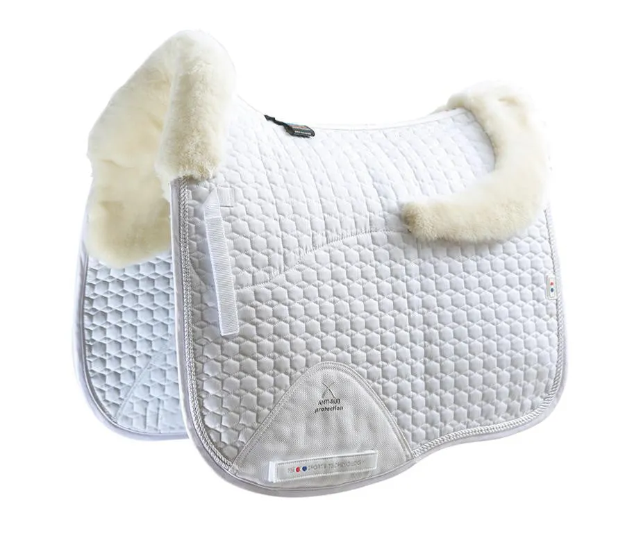 Premier Equine - Merino Wool Half Lined European Saddle Pad - Dressage