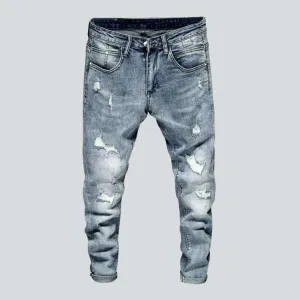 Ripped skinny jeans for men