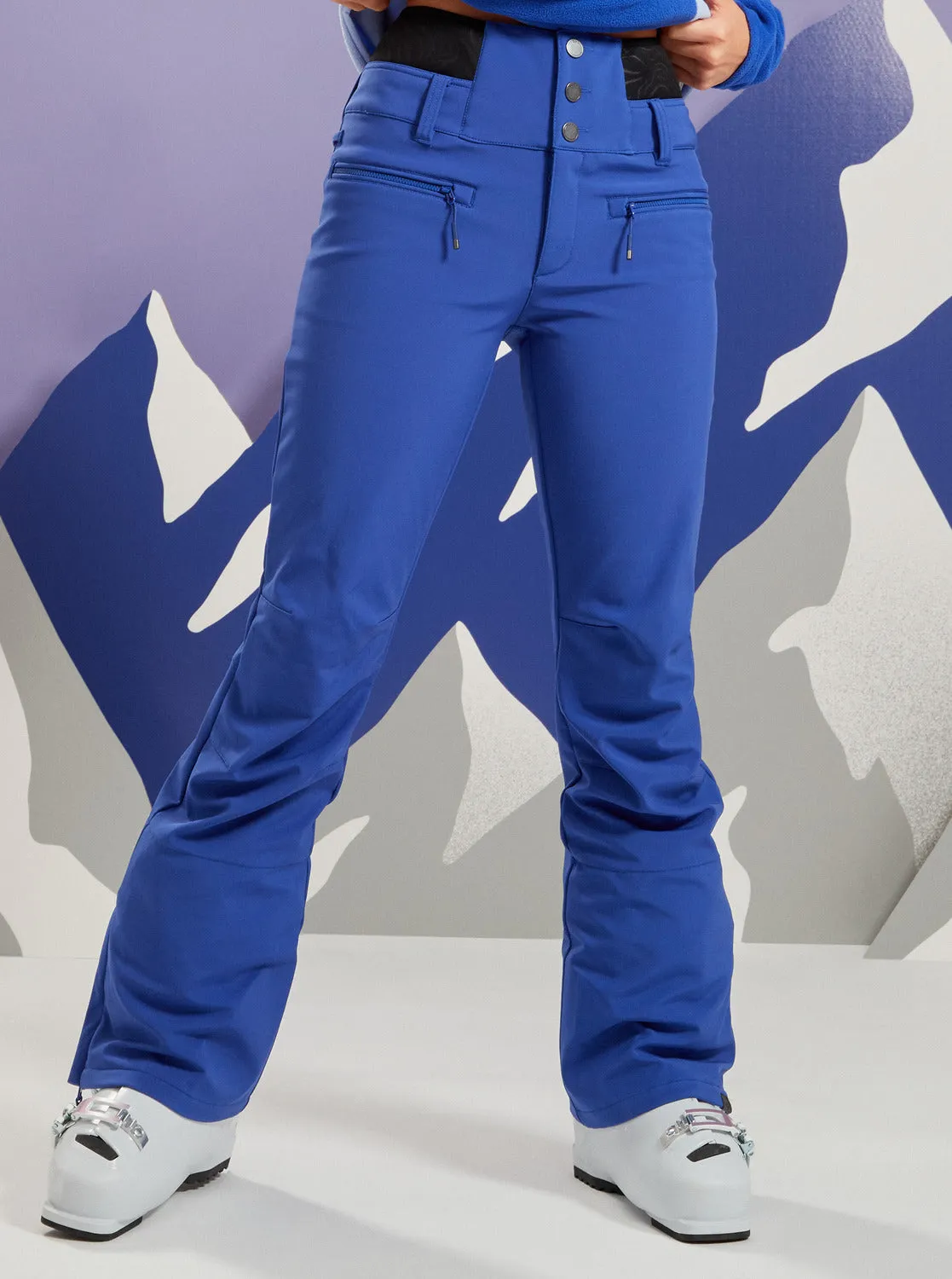 Rising High Technical Snow Pants - Bluing