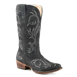 Roper Riley (Black) - Women's Cowgirl Boot