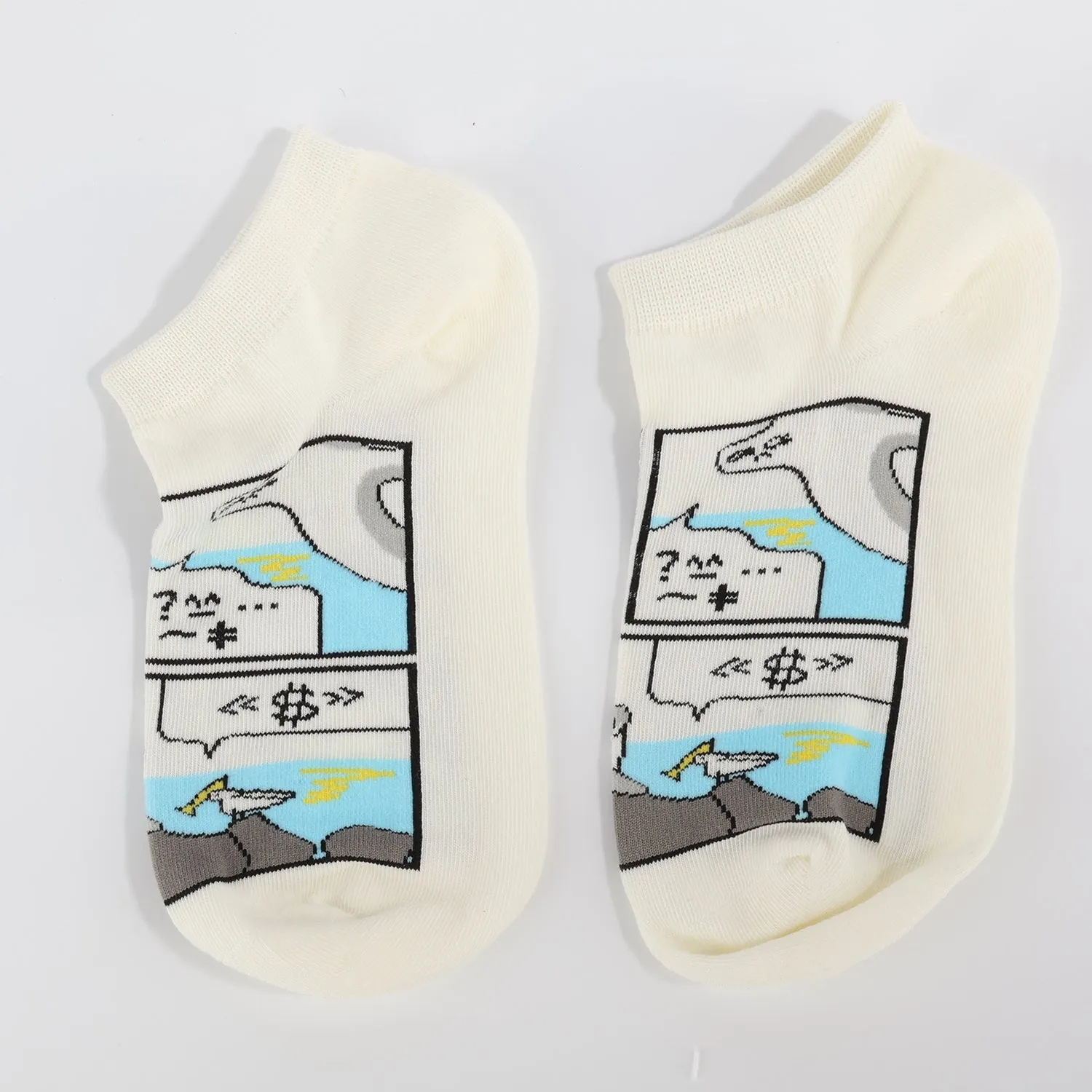 Shark & Seagull Socks