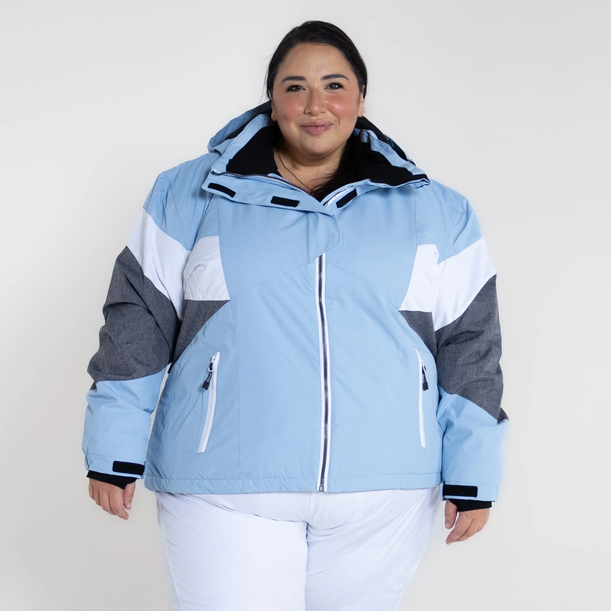 Snow Country Outerwear Women’s Plus Size Ski Jacket Coat 1X-6X Moonlight Insulated Winter