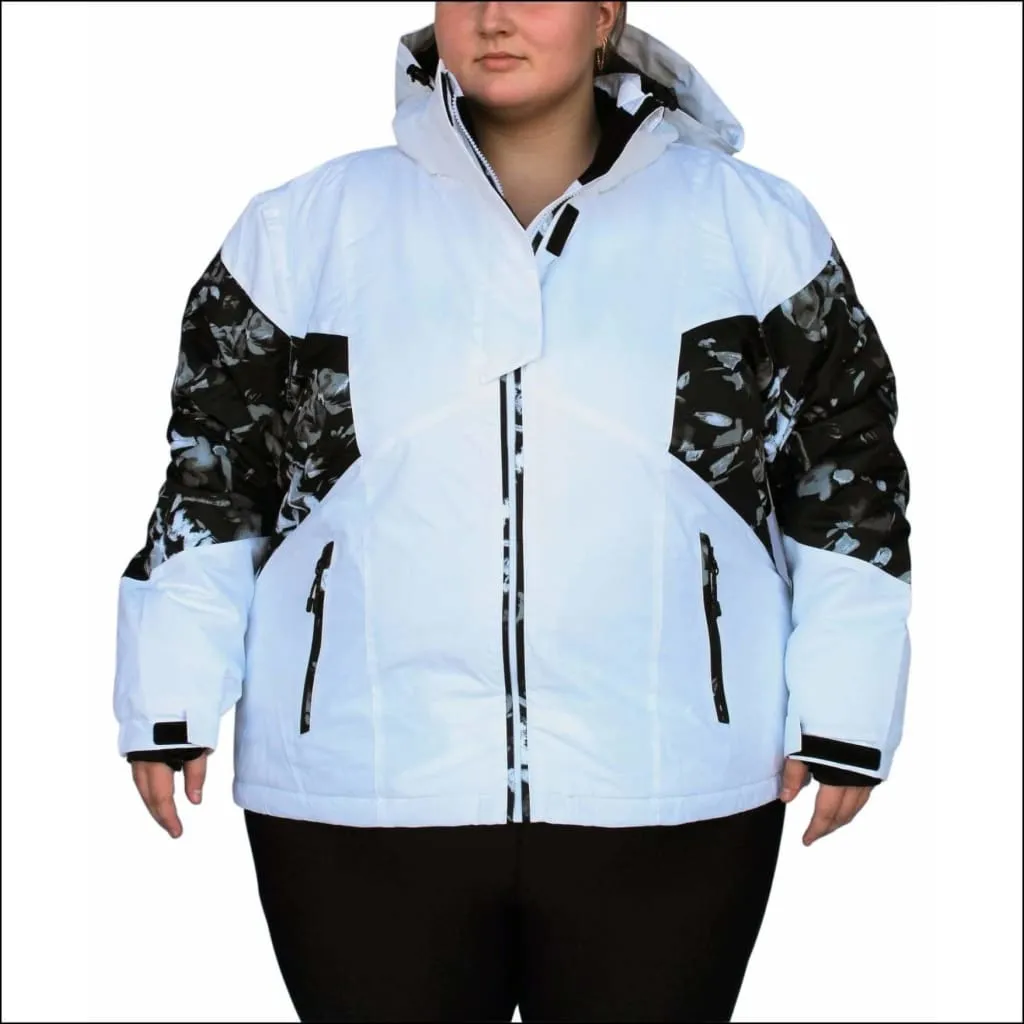 Snow Country Outerwear Women’s Plus Size Ski Jacket Coat 1X-6X Moonlight Insulated Winter