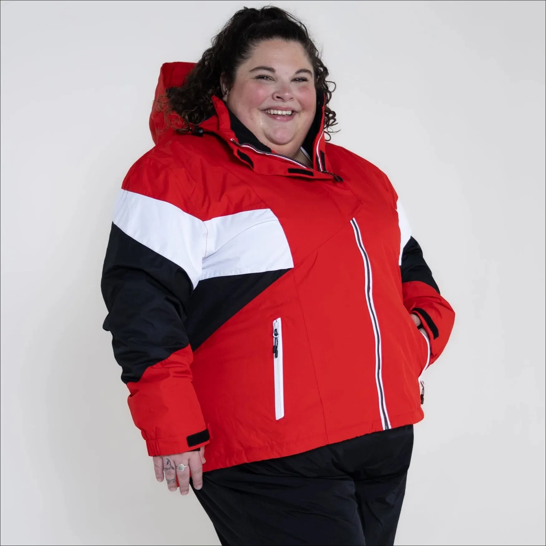 Snow Country Outerwear Women’s Plus Size Ski Jacket Coat 1X-6X Moonlight Insulated Winter