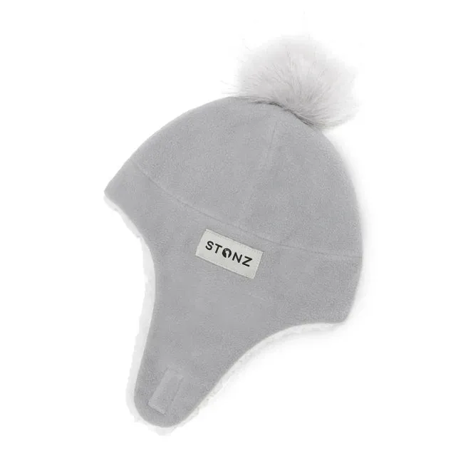 Stonz Infant Fleece Hat - Heather Grey