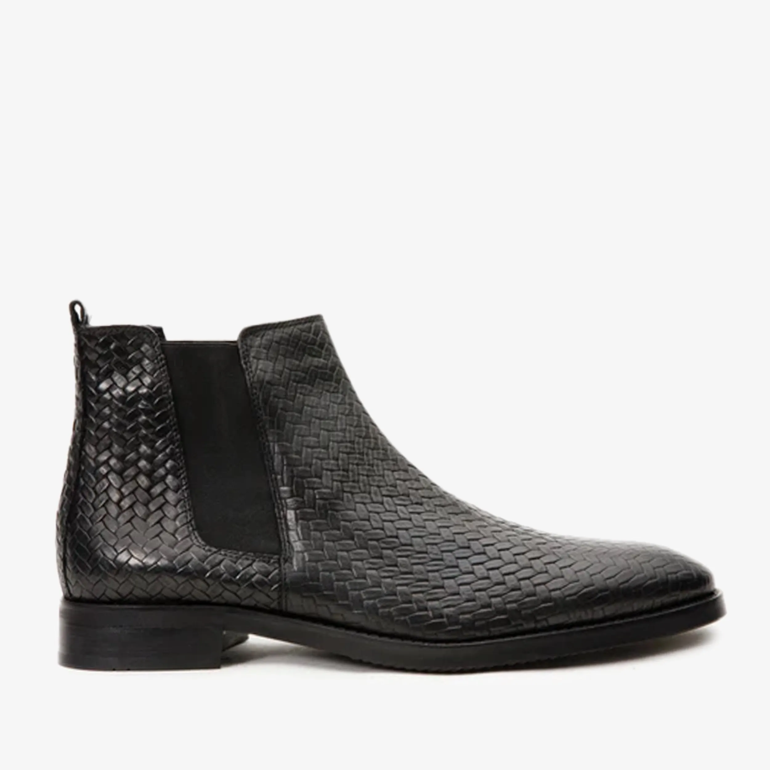 The Oslo Black Leather Chelsea Men Boot