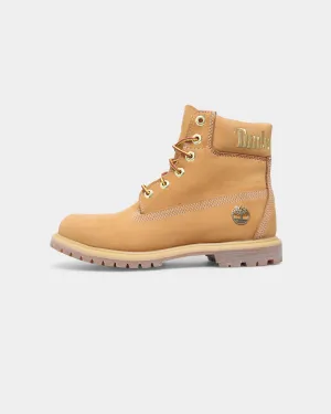 Timberland Women's 6" Premium Boot Wheat Nubuck