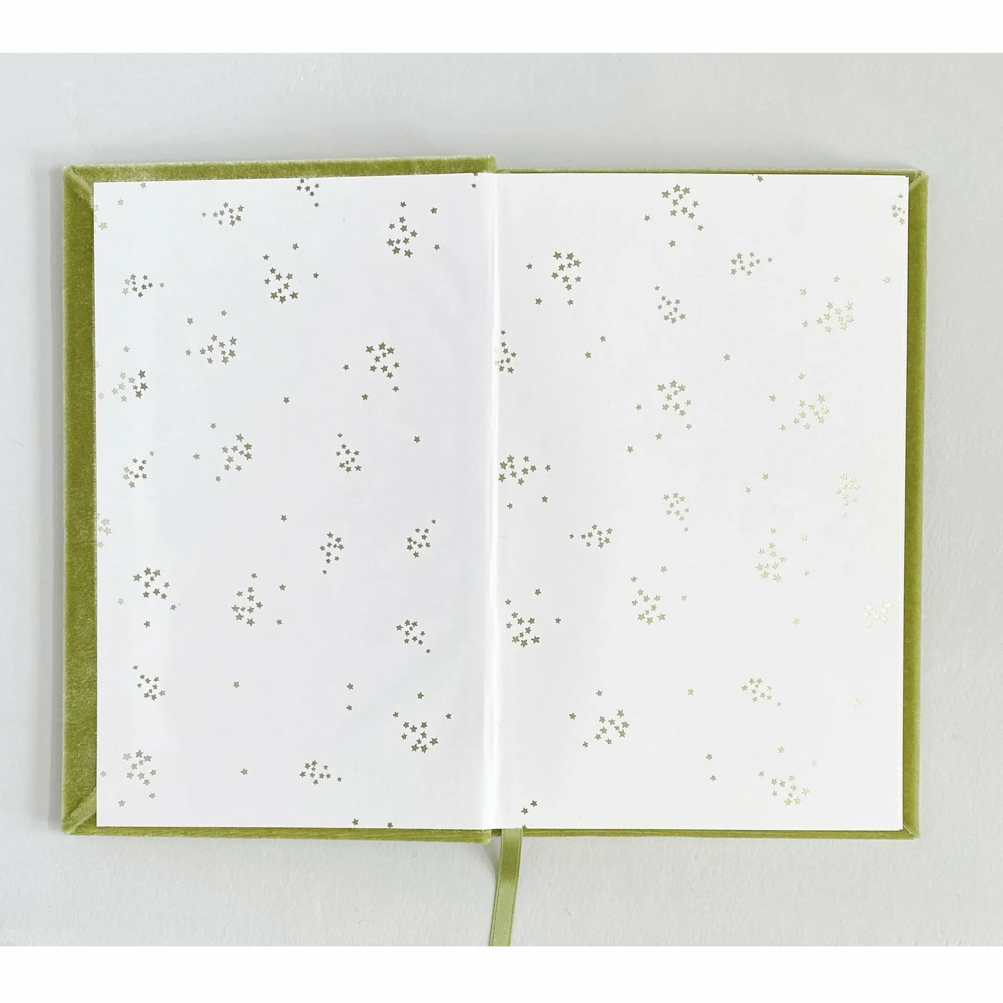 Unique Handmade Botanical Floral Silk Velvet-Covered Notebook