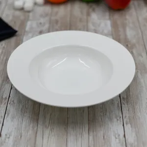 White Deep Plate 9" inch | 23 Cm 15 Oz | 450 Ml