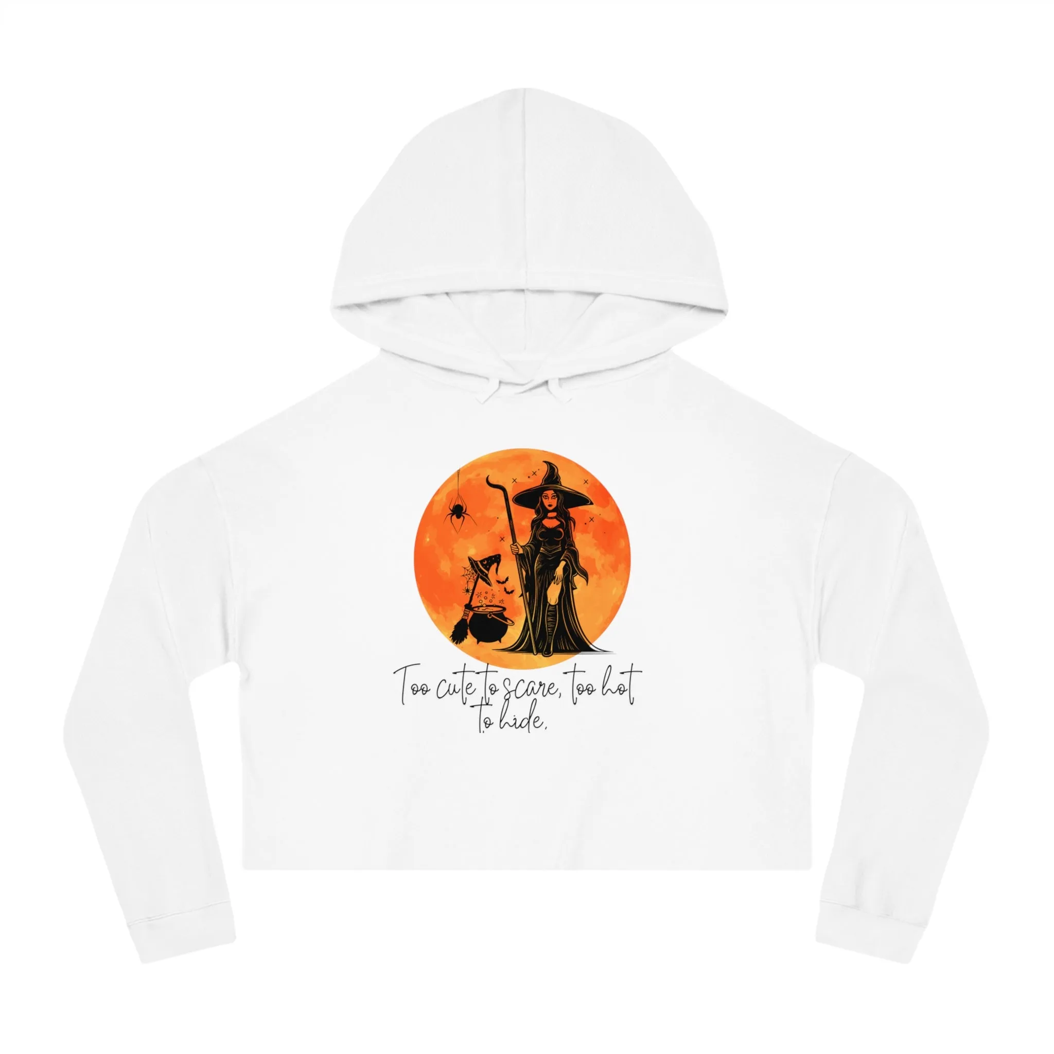 Women’s Cropped Hooded Sweatshirt Halloween edition