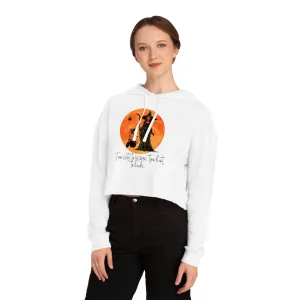 Women’s Cropped Hooded Sweatshirt Halloween edition