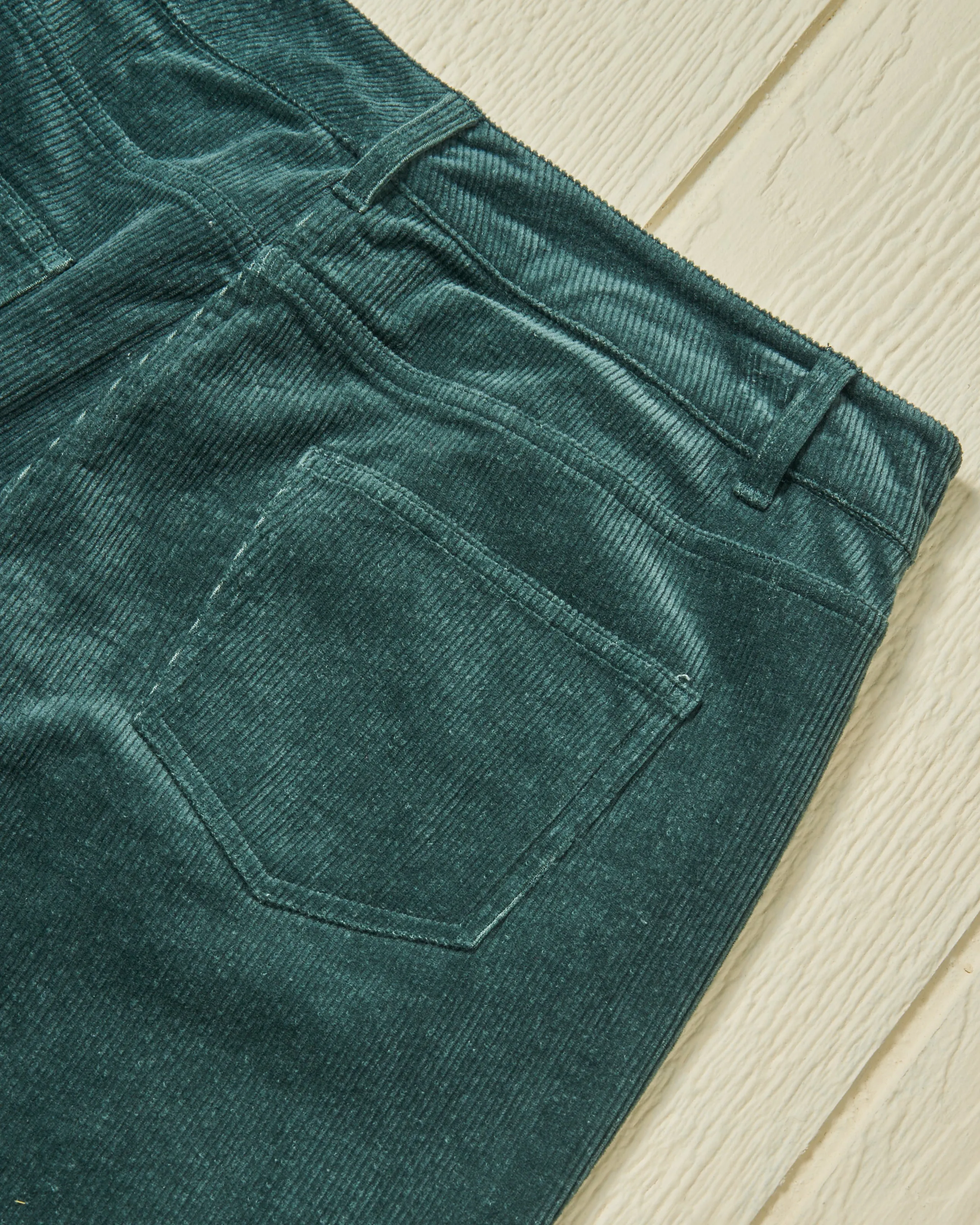 Women's Five Pocket Pant in Pine Corduroy