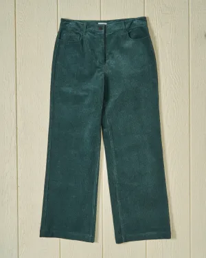 Women's Five Pocket Pant in Pine Corduroy